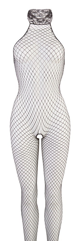 Podniecający bodystocking siatka rozcięty krok S/M NO:XQSE