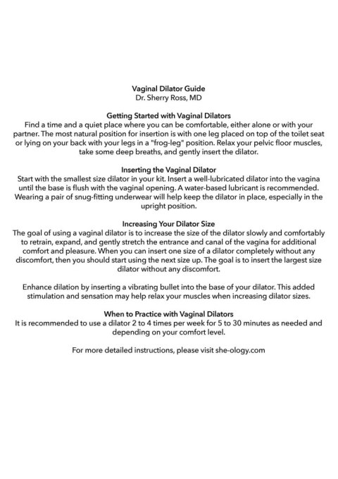 Advanced Wearable Dilator Set Assortment CalExotics