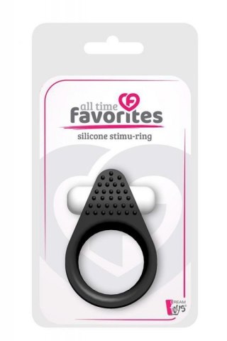 ALL TIME FAVORITES SILICONE STIMU-RING BLACK Boss of toys