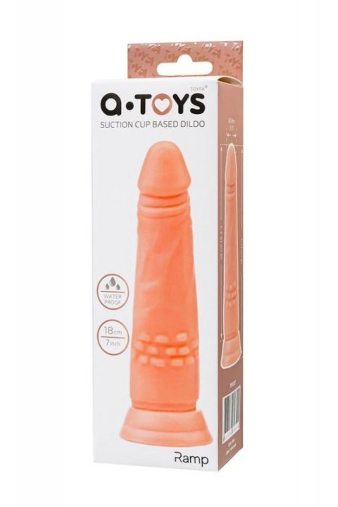 A-TOYS, Realistic Dildo, TPE, Flesh, 16.8 cm Boss of toys