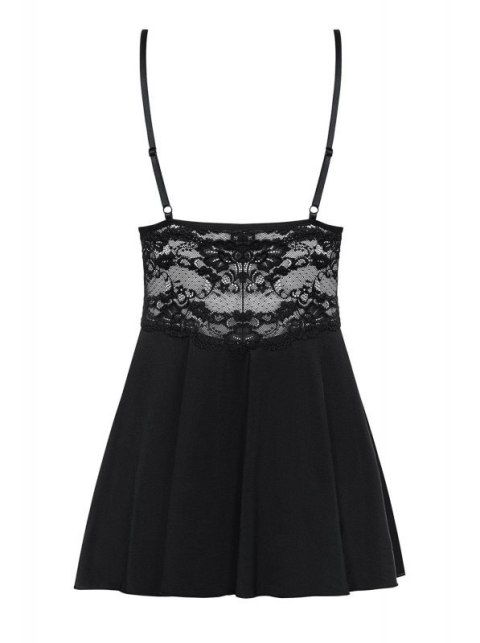 Bielizna-810-BAB-1 babydoll i stringi czarna L/XL Boss of toys