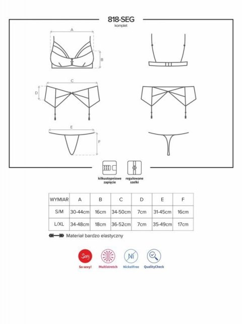 Bielizna-818-SEG-1 komplet 3-częściowy L/XL Boss of toys