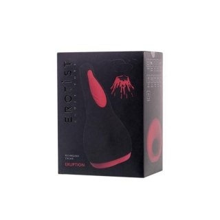 EROTIST Eruption; Rechargeable masturbator, Silicone, Black, 18.5 cm. Boss of toys