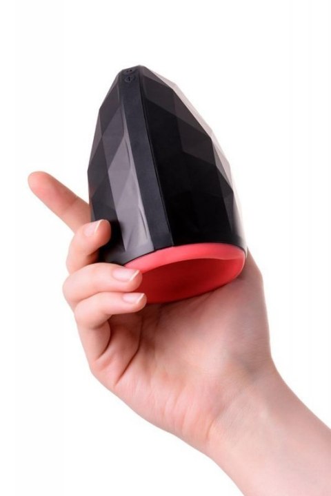 EROTIST Magma; Rechargeable masturbator with heating, Silicone, Black, 12 cm Boss of toys