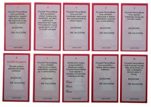 Gry-Karty na Wieczór Panieński z Zadaniami Boss of toys