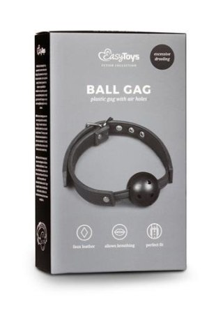 Knebel-Ball Gag With PVC Ball - Black Boss of toys