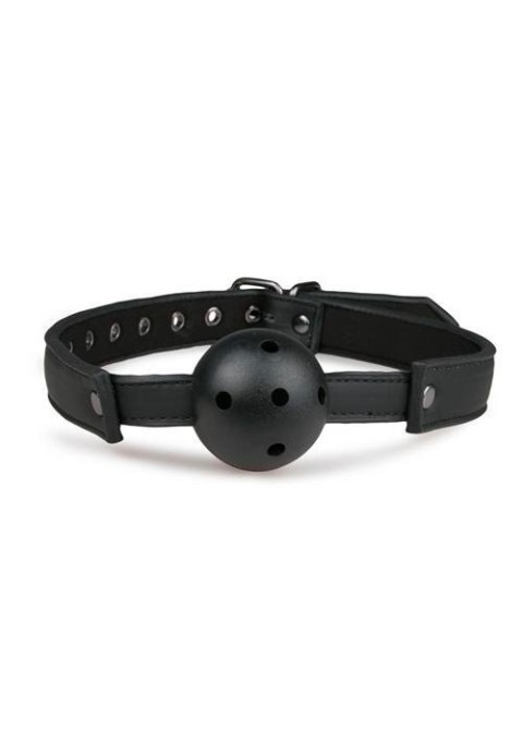 Knebel-Ball Gag With PVC Ball - Black Boss of toys
