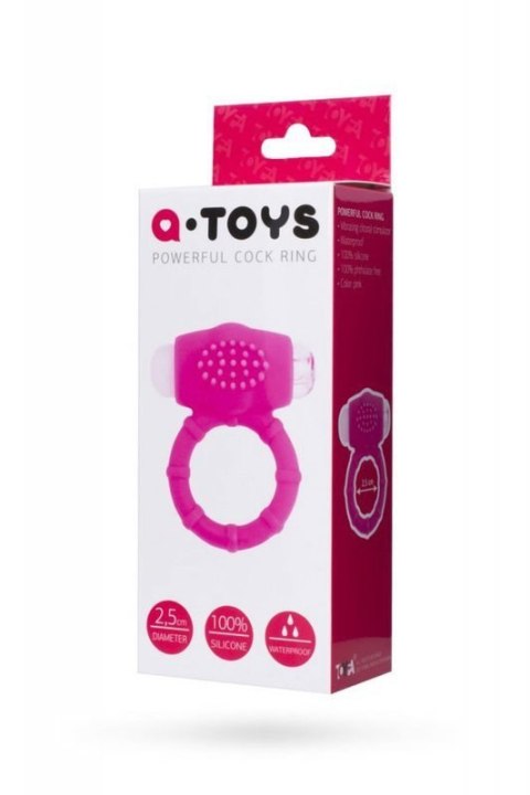 A-TOYS, Penis VibroRing, Silicone, Pink, O2.5 cm Boss of toys