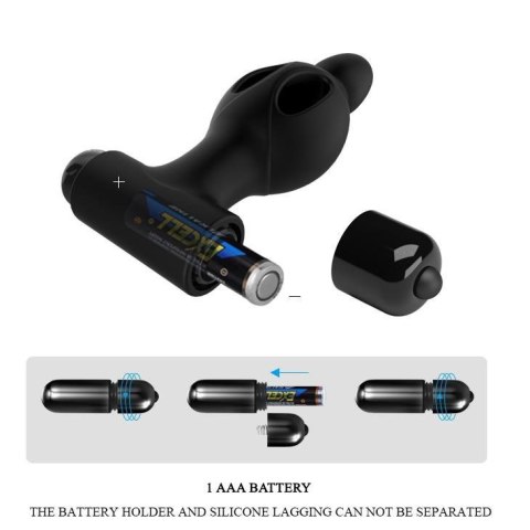 MR PLAY - SILICONE VIBRATING ANAL PLUG Boss of toys