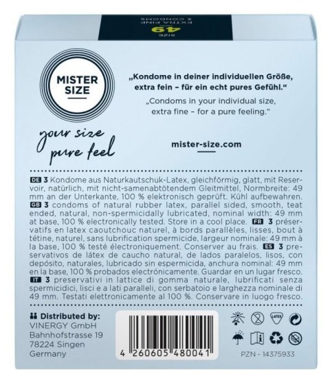 Mister Size 49mm pack of 3 Boss of toys