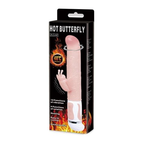 BAILE - Hot Butterfly 12 Functions of Vibration Heating Boss of toys