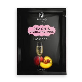 PEACH & SPARKLING WINE MASSAGE OIL 10 ML Boss of toys