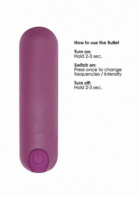 10 Speed Rechargeable Bullet - Purple Boss of toys