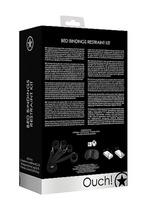 Bed Binding Restraint Kit - Black Boss of toys