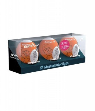 Masturbator-Eggs (set of 3 Crunchy) Boss of toys