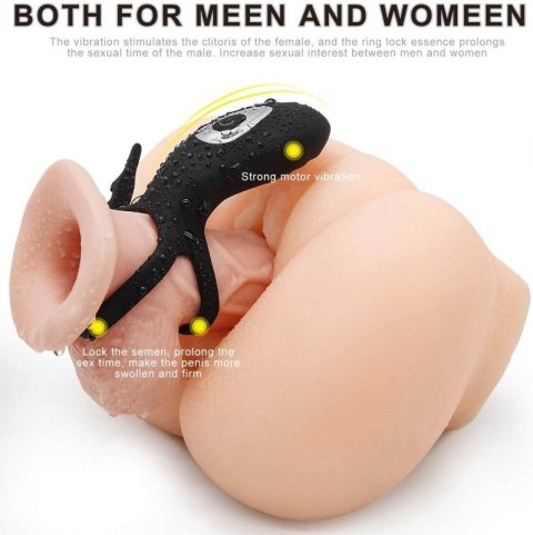 AdjustableDouble cockring with remote Boss of toys