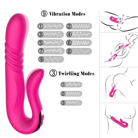 Deluxe Twirling Vibrating Thruster RED Boss of toys