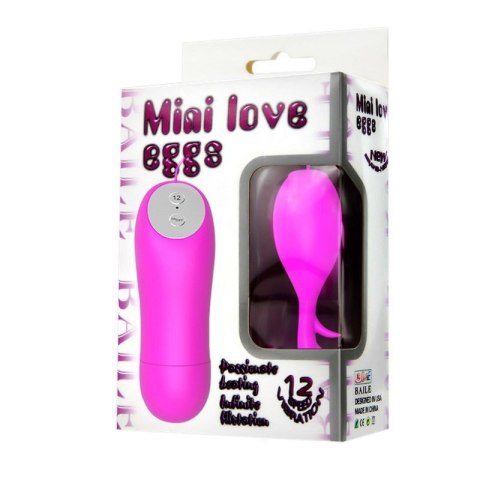 BAILE- Mini love egg, 12 vibration functions Boss of toys