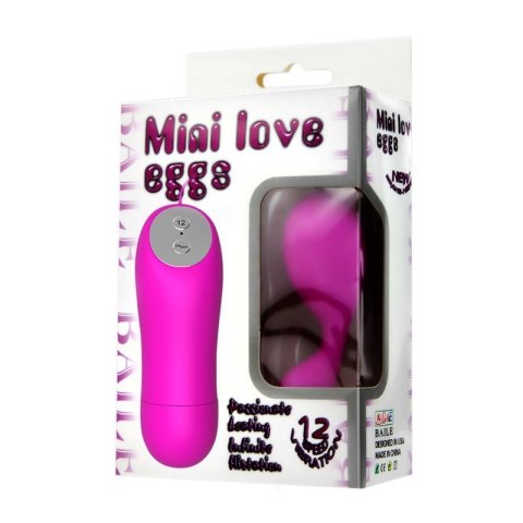 BAILE- Mini love eggs, 12 vibration functions Boss of toys