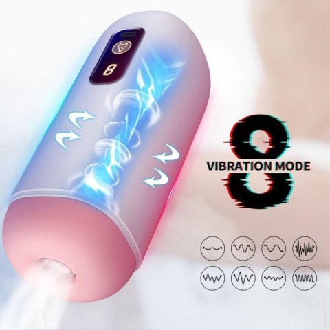 Masturbator- USB Rechargeable, 8 vibration functions Boss of toys