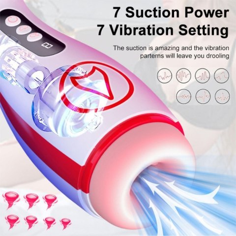 Masturbator - Vibrating Masturbation Cup , 7 Suction Power, 7 Vibration Setting Boss of toys