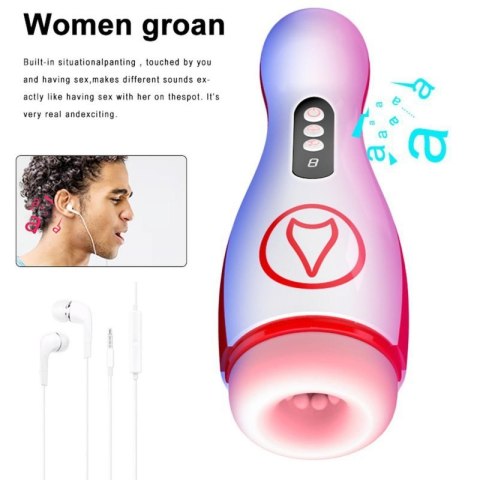 Masturbator - Vibrating Masturbation Cup , 7 Suction Power, 7 Vibration Setting Boss of toys
