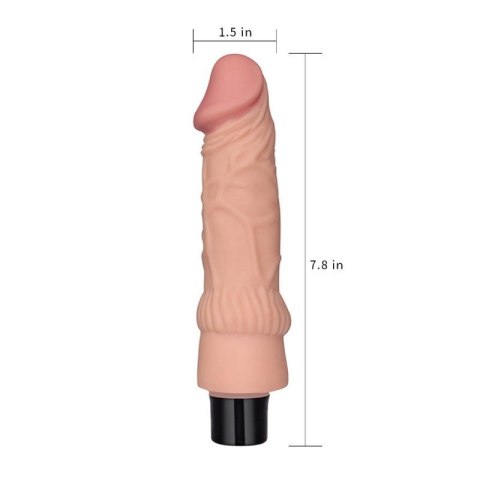 7.8"" REAL SOFTEE Vibrating Dildo Boss of toys