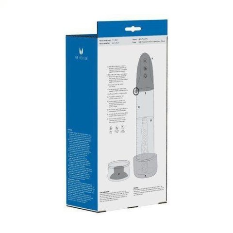 Me You Us Platinum Duo Automatic Pump Masturbator Clear/Black Boss of toys