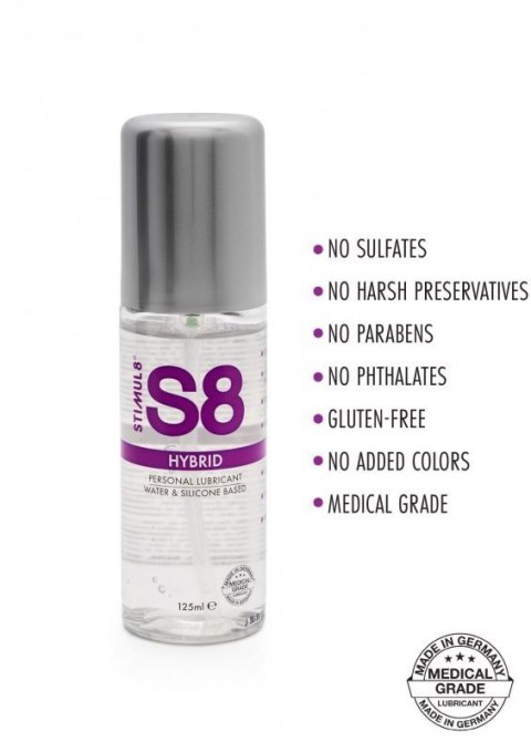 S8 Hybrid Lube 125ml Natural Boss of toys