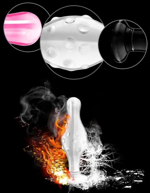 4.5"" Glass Romance Clear Boss of toys