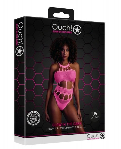 Body with Grecian Neckline - Neon Pink - XS/XL Boss of toys