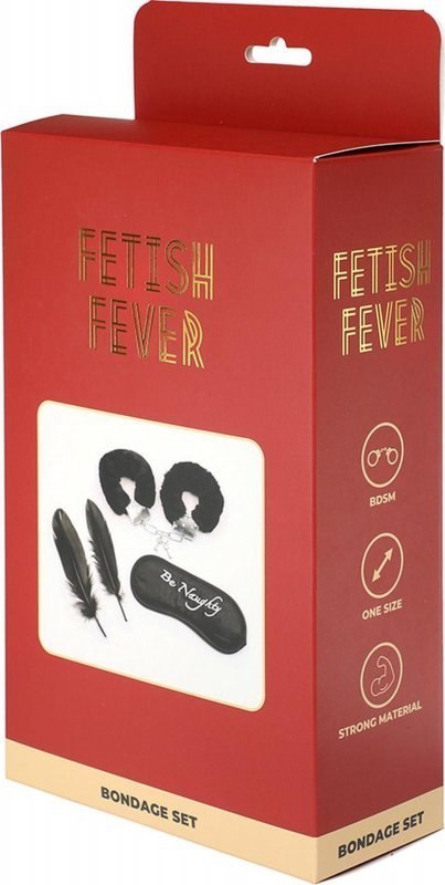 Fetish Fever - Bondage Set - 4 pieces - Black Boss of toys