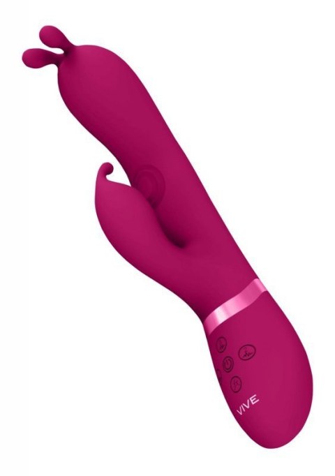 Gada - Vibrating Bunny Ear G-Spot Rabbit with Pulse Wave Shaft Boss of toys