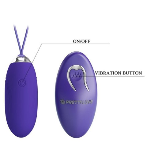 PRETTY LOVE - Jenny - Youth, Wireless remote control 12 vibration functions Boss of toys