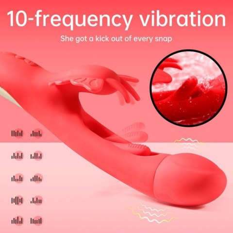 Butterfuly dual flicking vibrator Boss of toys