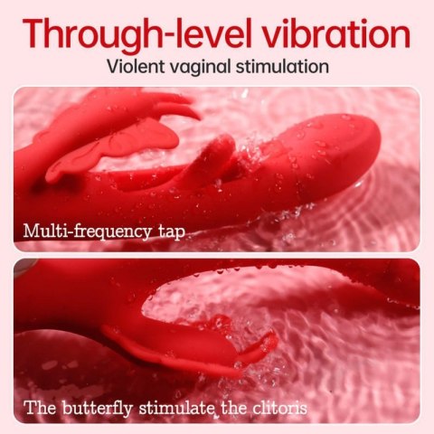 Butterfuly dual flicking vibrator Boss of toys