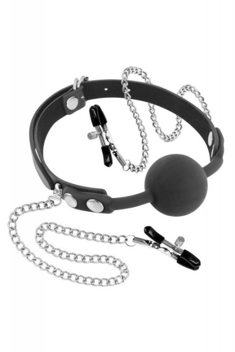 GAG NIPPLE CLIPS BLACK Boss of toys