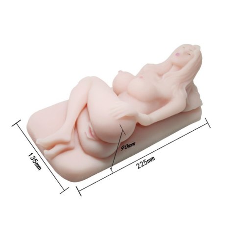 BAILE - Masturbator toy, TPR, double vibrating egg with voice, 3AAA batteries Boss of toys