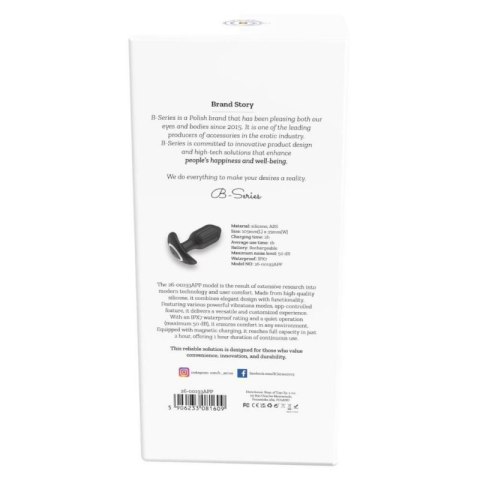 Bliss APP - Vibrating Anal Plug Boss of toys