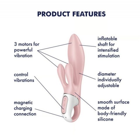 Air Pump Bunny 3 rose Boss of toys