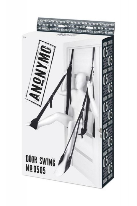Anonymo Sex swing on the door , nylon, black Boss of toys