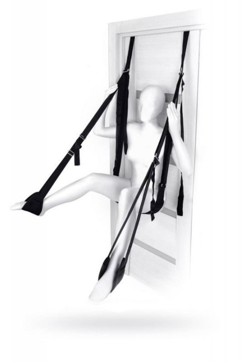 Anonymo Sex swing on the door , nylon, black Boss of toys
