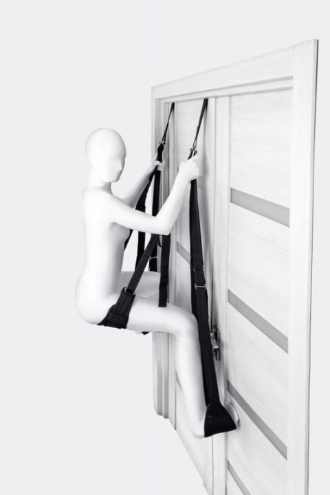 Anonymo Sex swing on the door , nylon, black Boss of toys