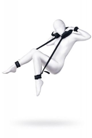 Anonymo fixing sling with pillow, velour, black, 127 cm Boss of toys