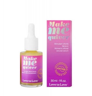 MAKE ME QUIVER - WOMEN'S CLITORAL AROUSAL SERUM - 30ML / 1FL.OZ. Boss of toys