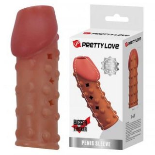 PRETTY LOVE Penis Sleeve, TPR, Waterproof Boss of toys