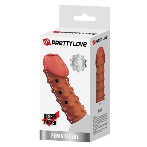 PRETTY LOVE Penis Sleeve, TPR, Waterproof Boss of toys