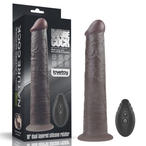 10'' Dual Layered Platinum Silicone Rotator Boss of toys