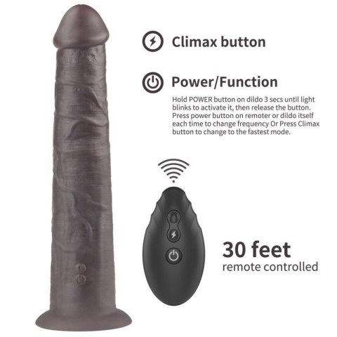 10'' Dual Layered Platinum Silicone Rotator Boss of toys