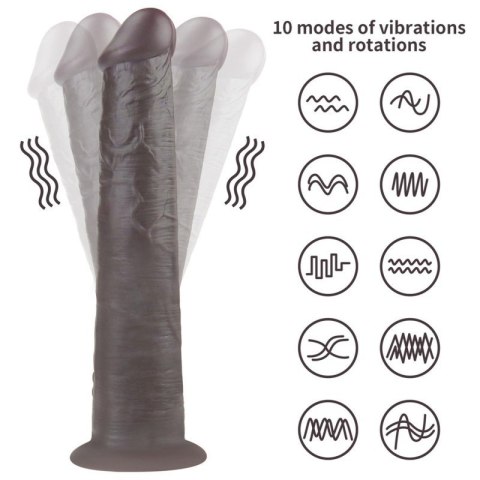 10'' Dual Layered Platinum Silicone Rotator Boss of toys